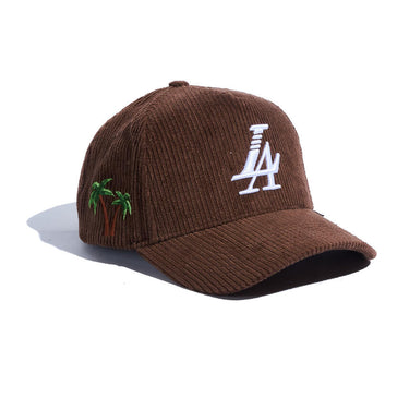 Paradise LA Corduroy Hat - Brown