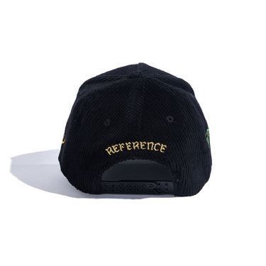 Paradise LA Corduroy Hat - Black/Yellow