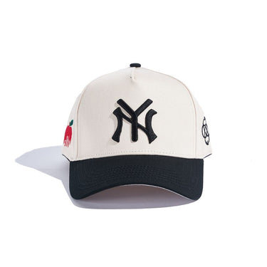 NY Hat - Cream/Black