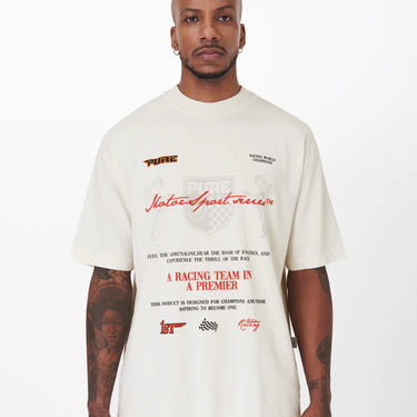 Motorsport T-shirt Best - Ivory