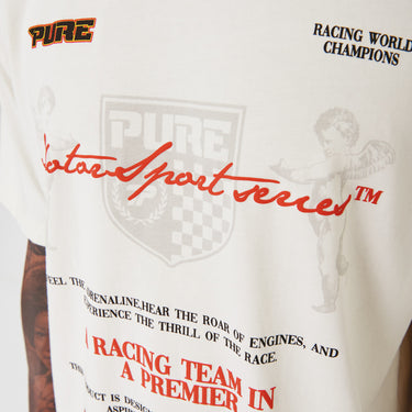 Motorsport T-shirt Best - Ivory