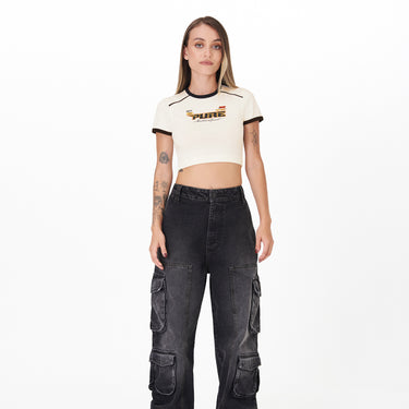 Motorsport Crop - Ivory