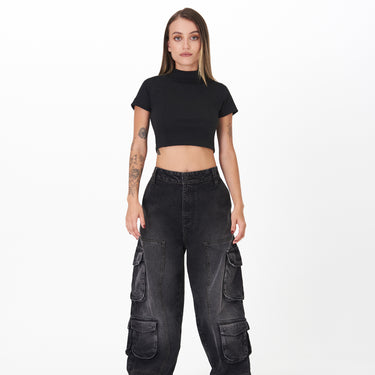 Motorsport Crop - Black